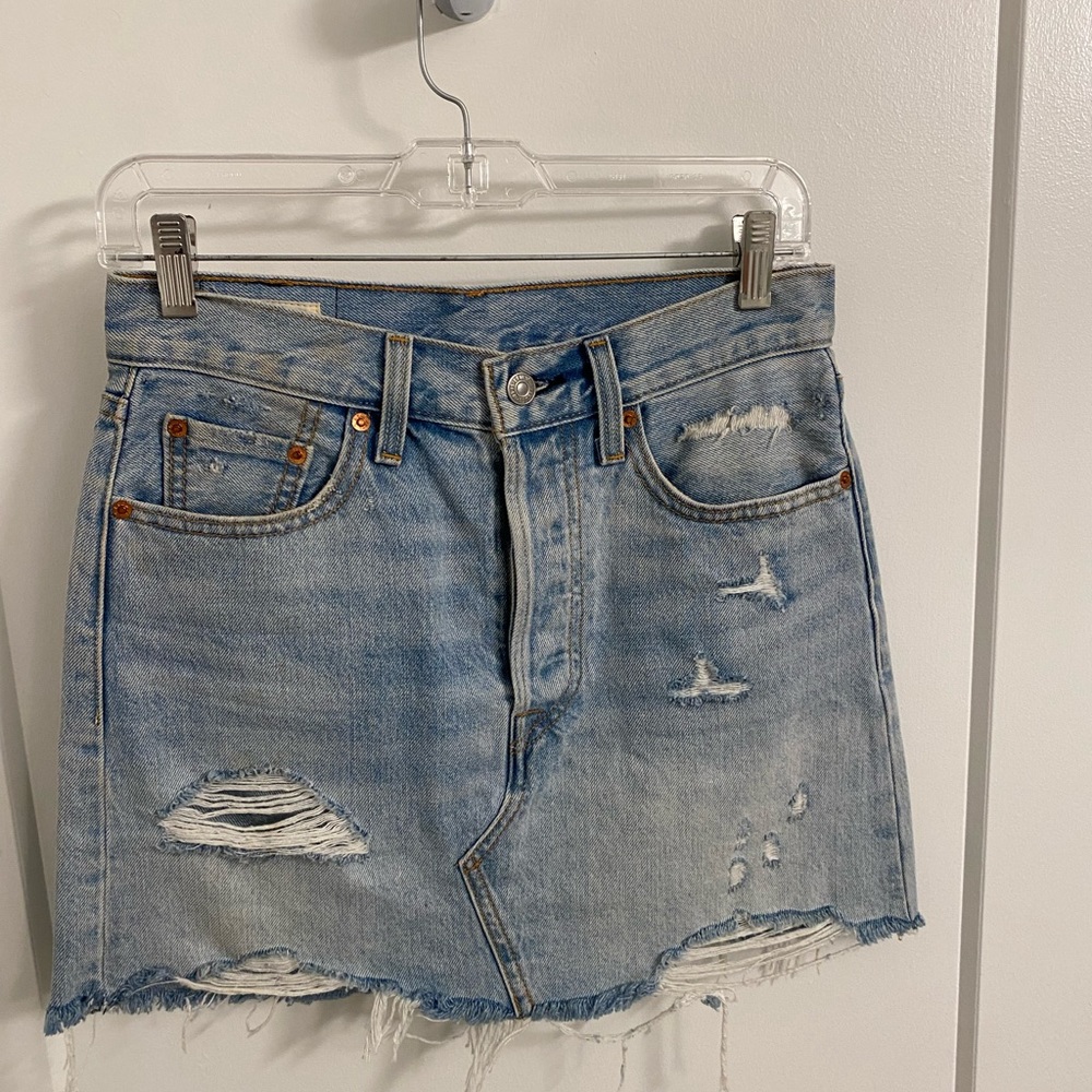 Levi blue denim skirt